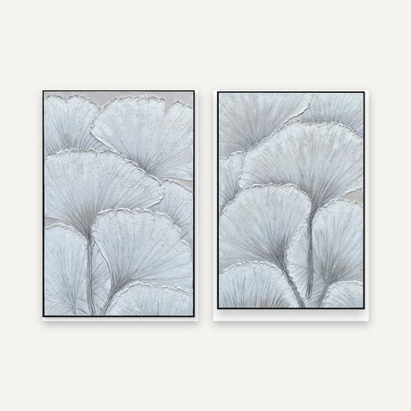 Set de 2 cuadros · Aura Botánica · 83×123 c/u