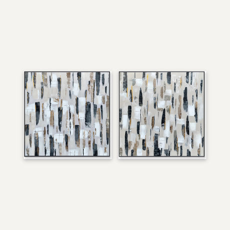 Set de 2 cuadros · Fragmentos De Ciudad · 103×103 c/u