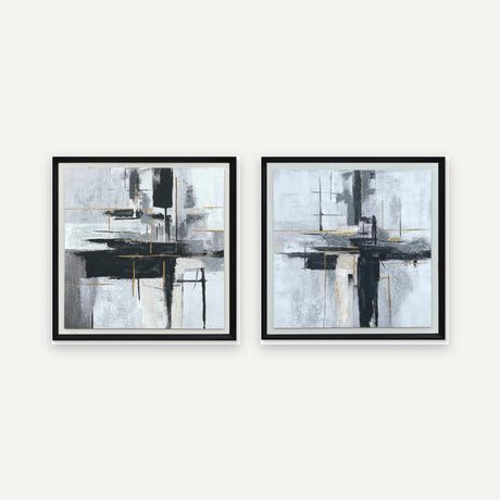 Set de 2 cuadros · Punto De Quiebre · 74×74 c/u