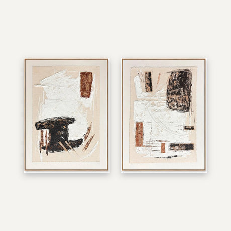 Set de 2 cuadros · Vestigios Del Desierto · 60×80 c/u