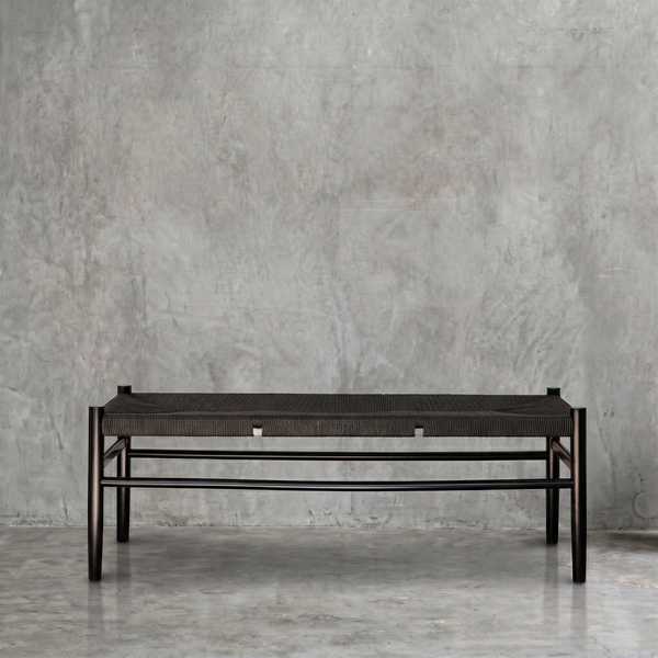 Banqueta Agustina Black - 120 cm